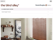 Tablet Screenshot of blindalley-bellevue.com